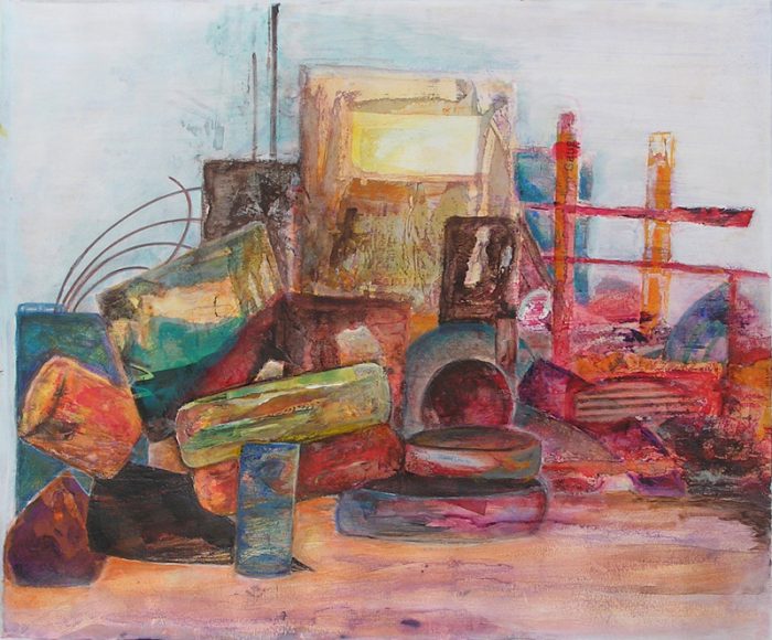 Lucienne Cywier 2006 - Nature morte, casse auto.