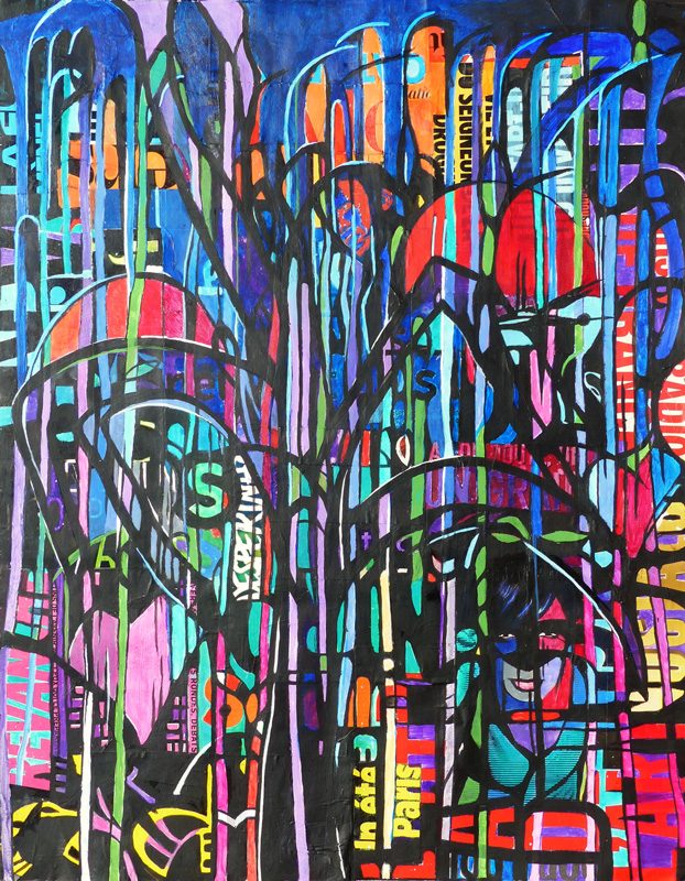 Françoise Fourcault 2017 - Peinture en neuf mois, de septembre 2014 à juin 2015
