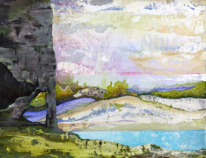 Marie Kresser-Verbois 2016 - Paysage - Acrylique et délavage