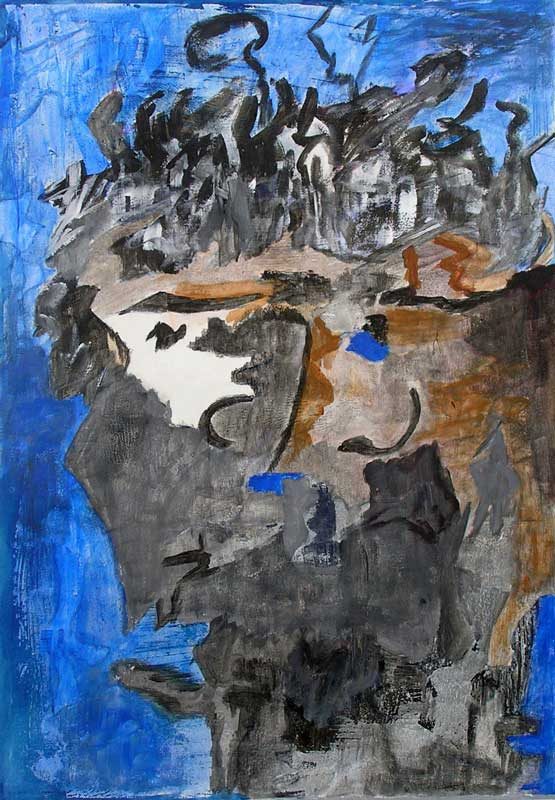 Andrée Job-Querzola 2008 - Portrait - Acrylique sur papier 