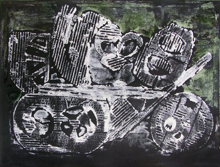 Pauline Dautel 2008 - Machine à peindre - Monotype (II)