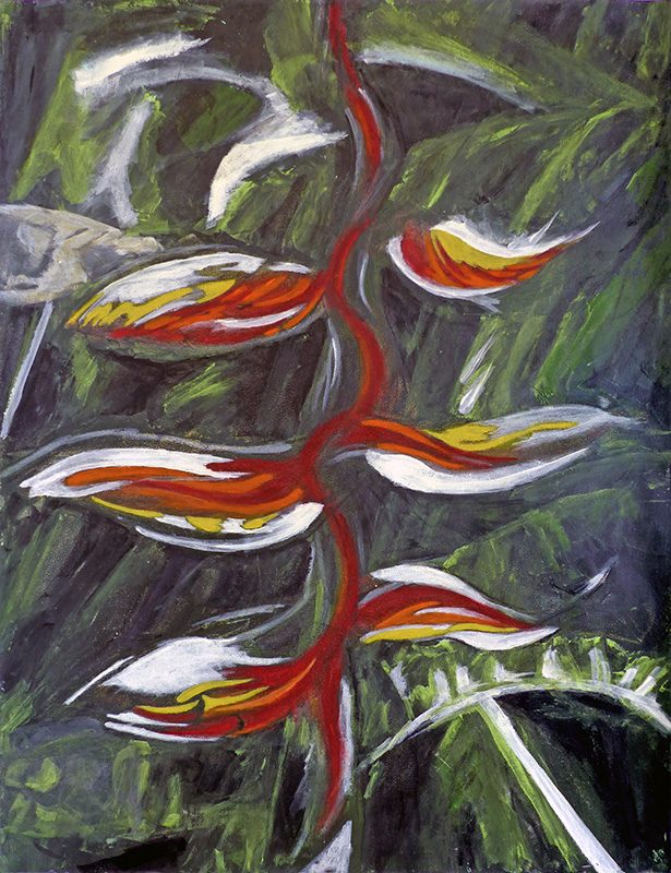 Yolande Bernard 2022 - Heliconia chartacea (sujet n°267)